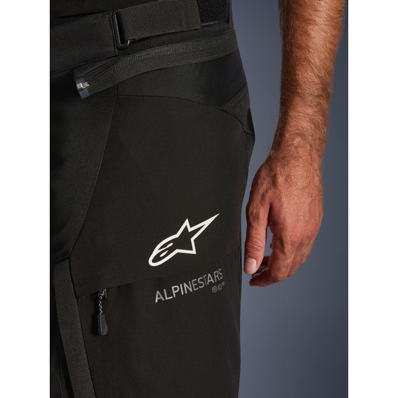 Alpinestars Andes V4 Drystar pidennetty moottoripyörä housut musta