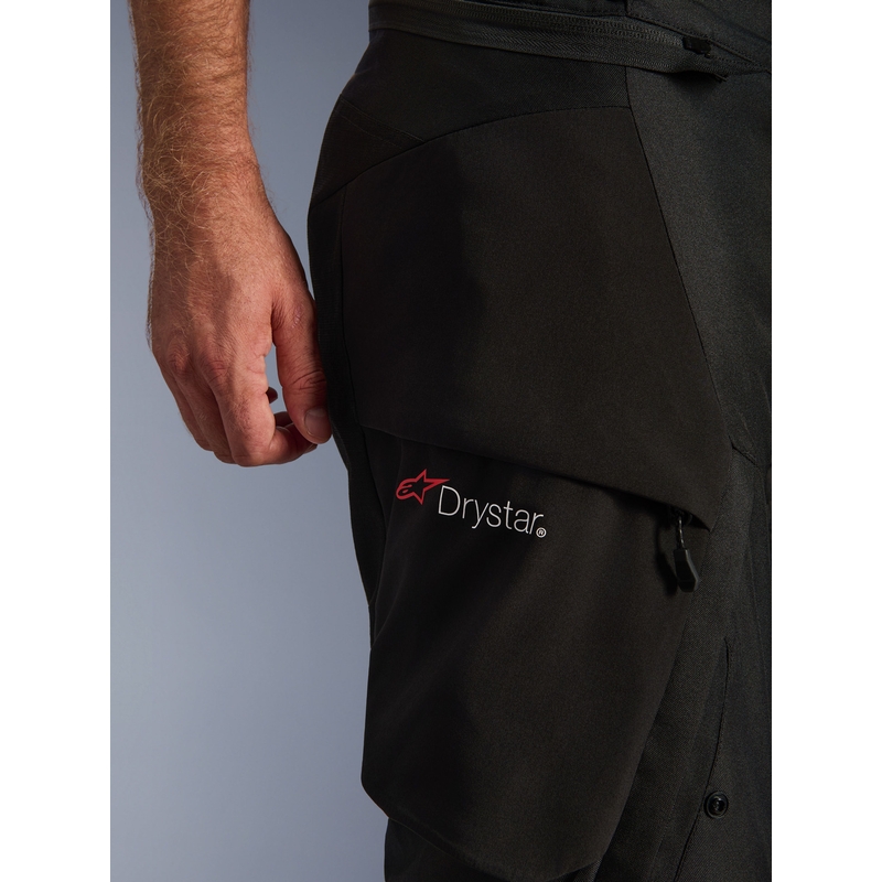 Alpinestars Andes V4 Drystar pidennetty moottoripyörä housut musta