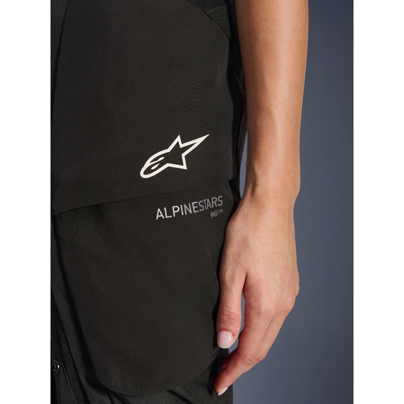Naisten MP-housut Alpinestars Stella Andes V4 Drystar Musta-Valkoinen