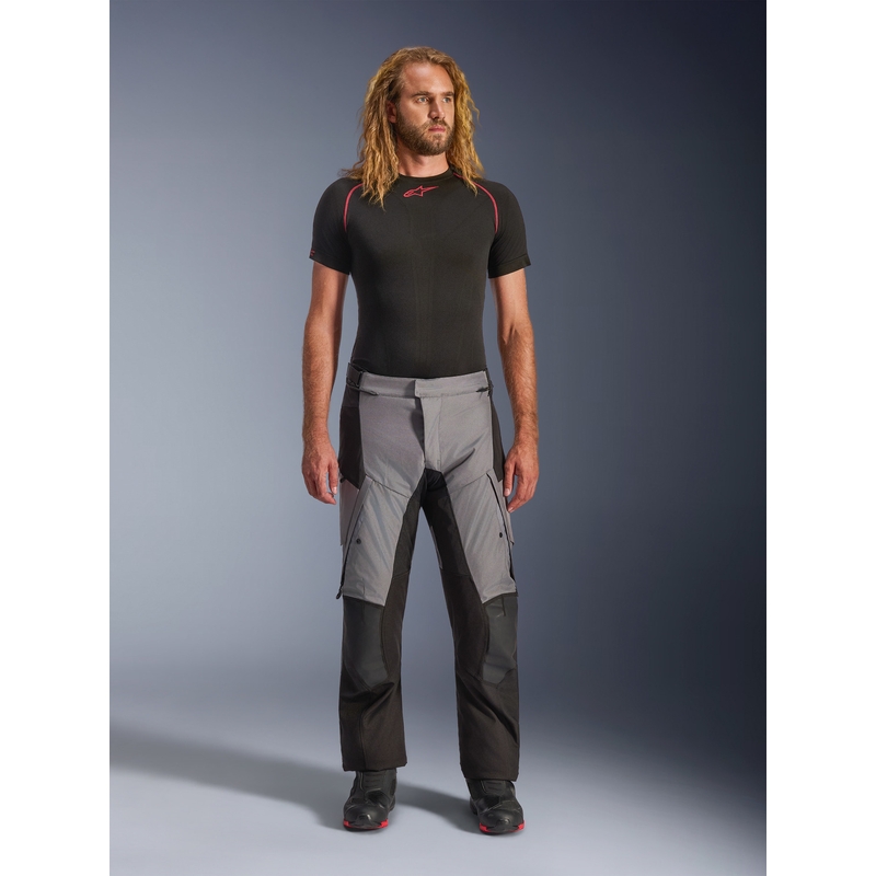 Alpinestars Andes V4 Drystar -moottoripyörähousut musta-tummanharmaat