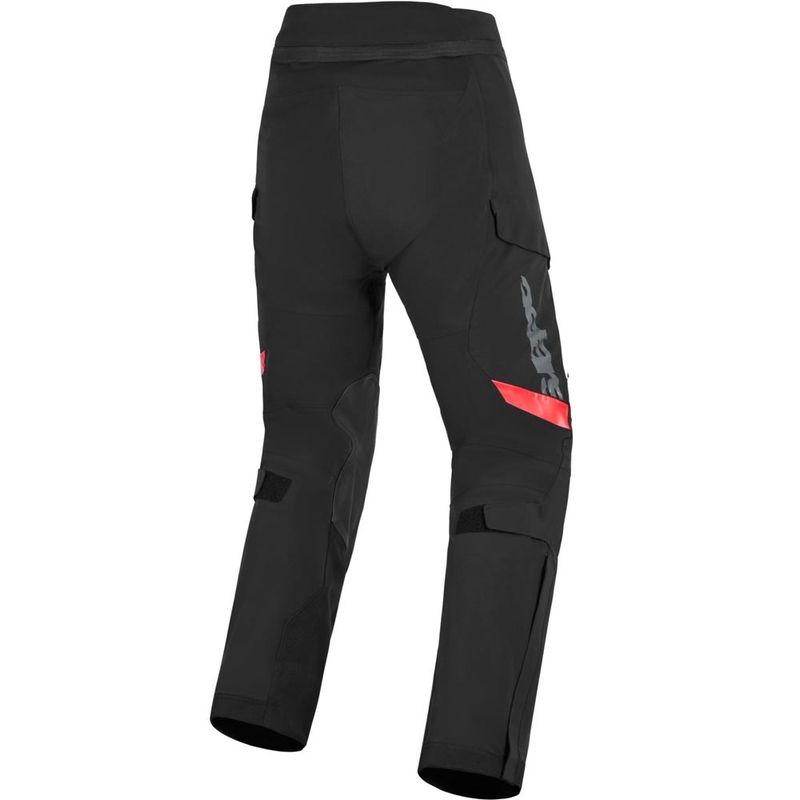 Alpinestars Halo PRO Drystar XF -moottoripyörähousut musta-tummanharmaa-punainen
