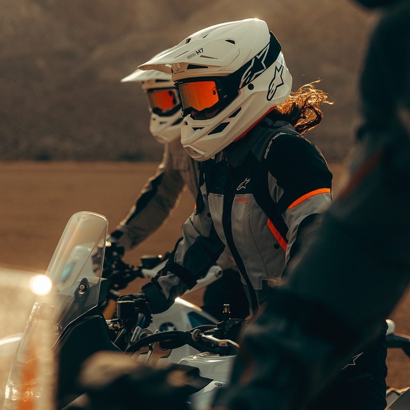 Alpinestars Stella Andes V4 Drystar Naisten Moottoripyörä Takki Tummanharmaa-Vaaleanharmaa-Musta-Punainen