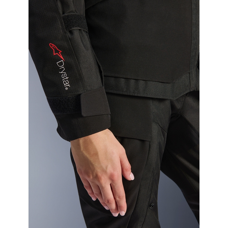 Naisten MP-takki Alpinestars Stella Andes V4 Drystar Musta-Valkoinen