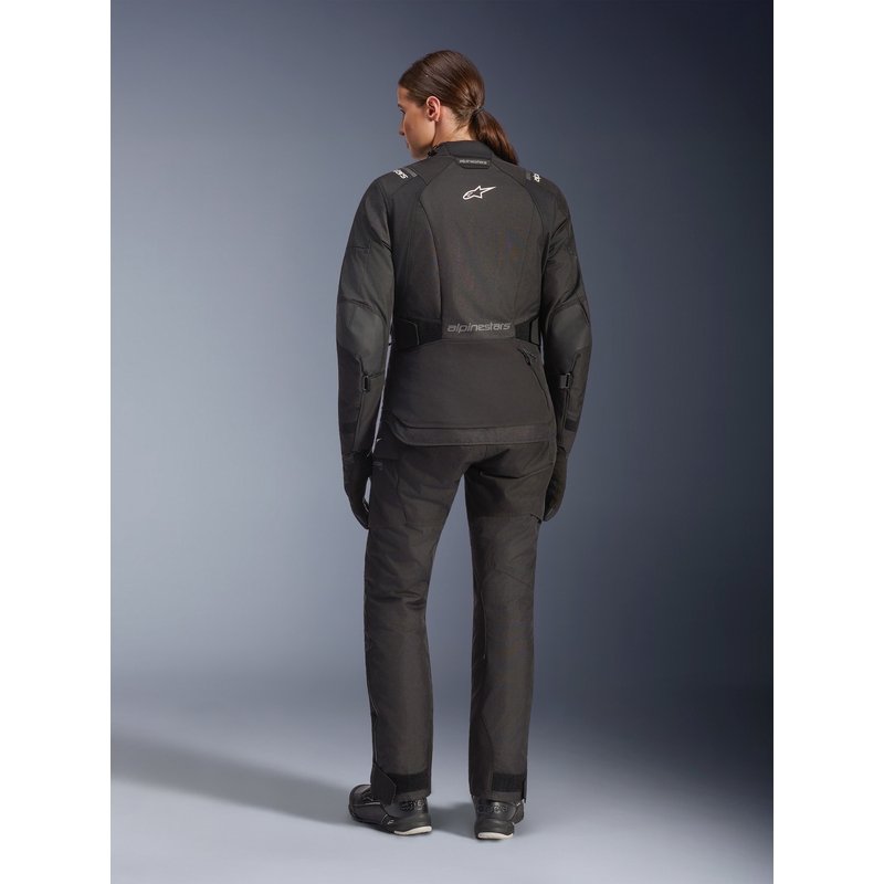 Naisten MP-takki Alpinestars Stella Andes V4 Drystar Musta-Valkoinen