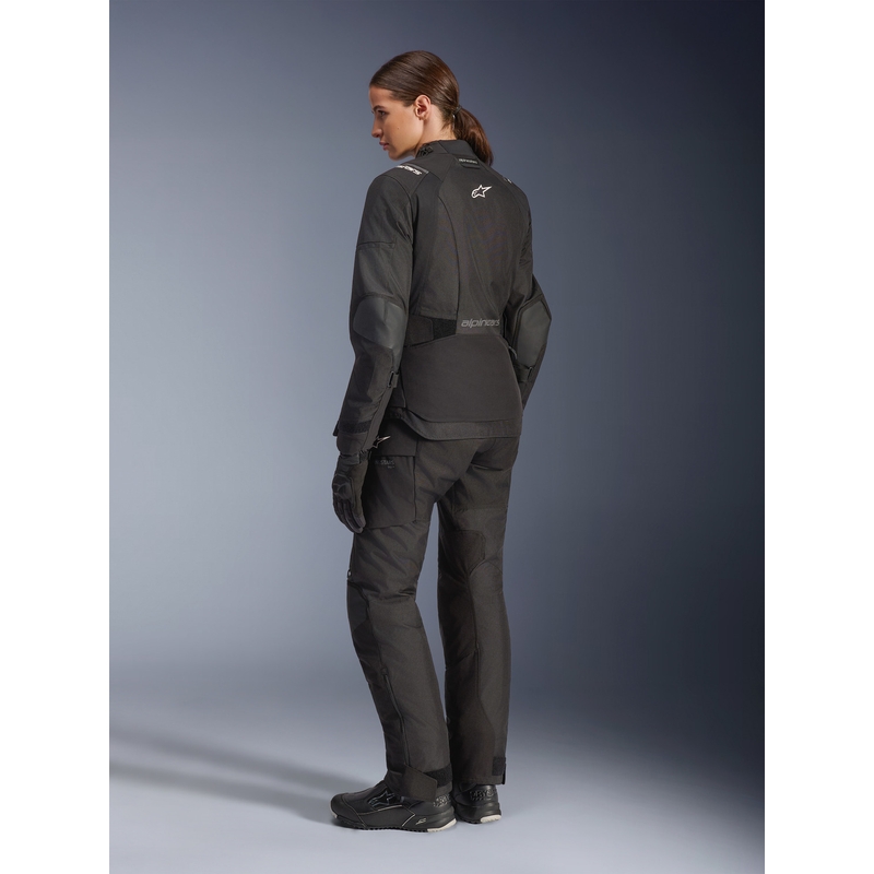 Naisten MP-takki Alpinestars Stella Andes V4 Drystar Musta-Valkoinen