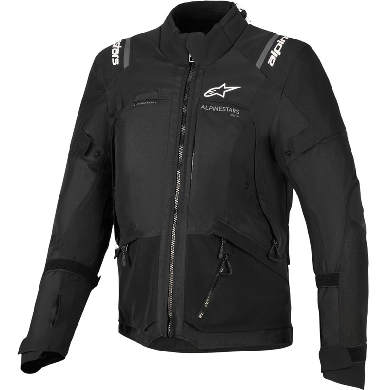 Naisten MP-takki Alpinestars Stella Andes V4 Drystar Musta-Valkoinen
