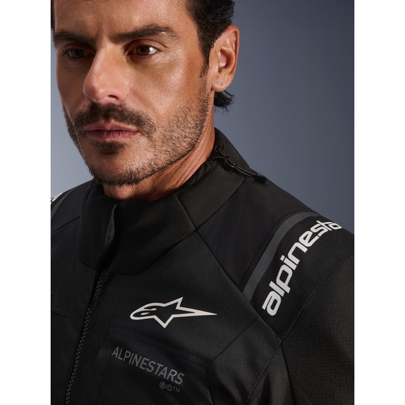 Alpinestars Andes V4 Drystar -moottoripyörätakki Musta-Valkoinen