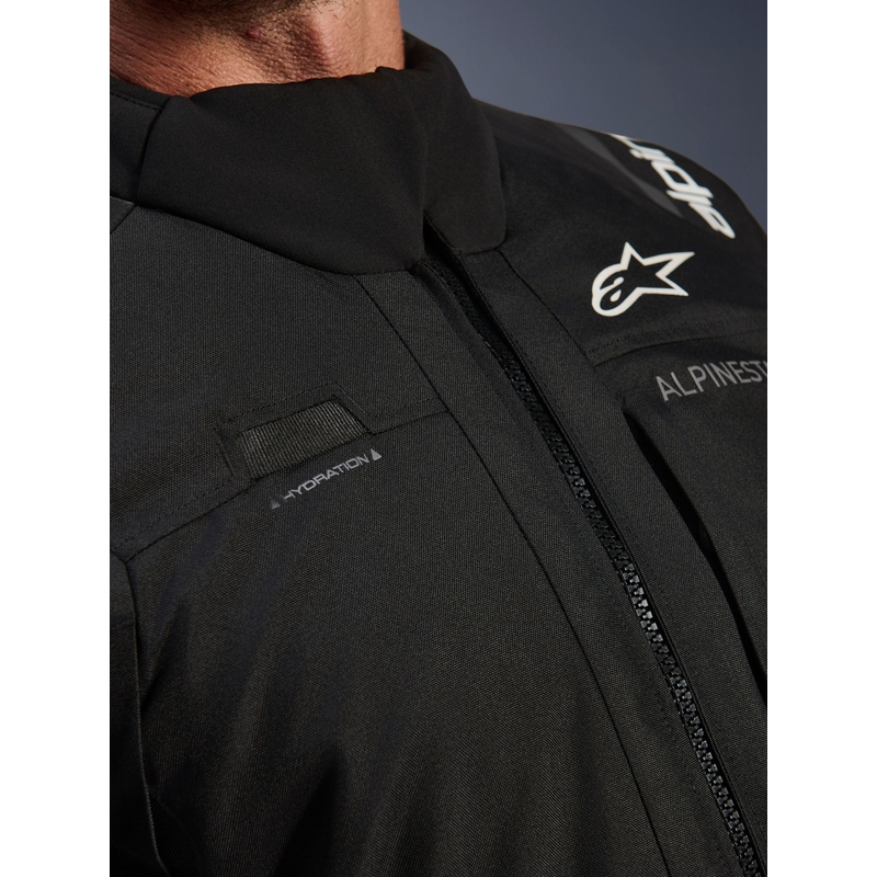Alpinestars Andes V4 Drystar -moottoripyörätakki Musta-Valkoinen