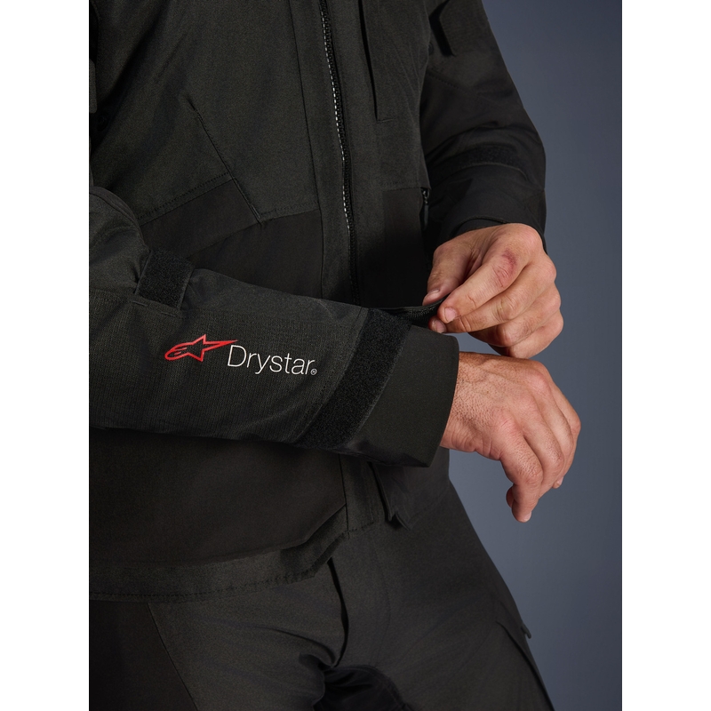 Alpinestars Andes V4 Drystar -moottoripyörätakki Musta-Valkoinen