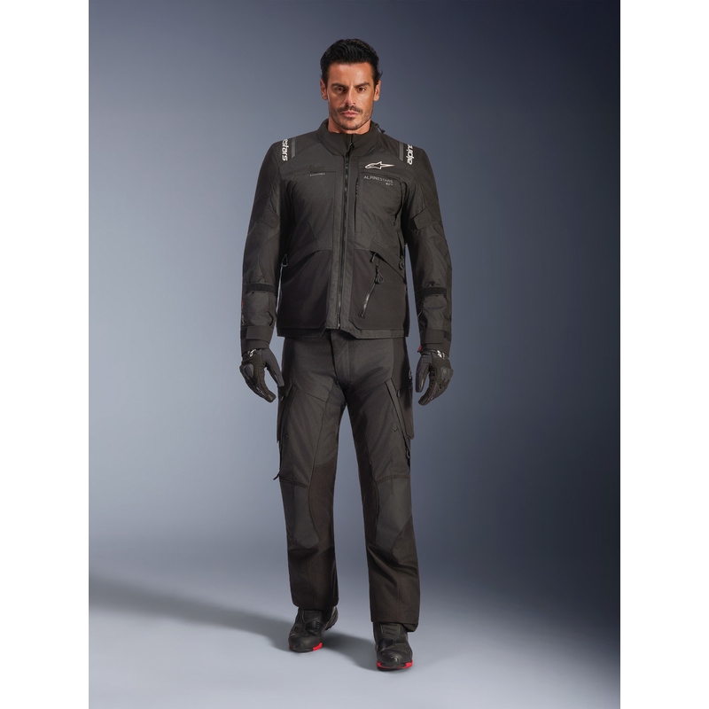 Alpinestars Andes V4 Drystar -moottoripyörätakki Musta-Valkoinen