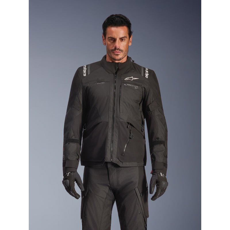 Alpinestars Andes V4 Drystar -moottoripyörätakki Musta-Valkoinen