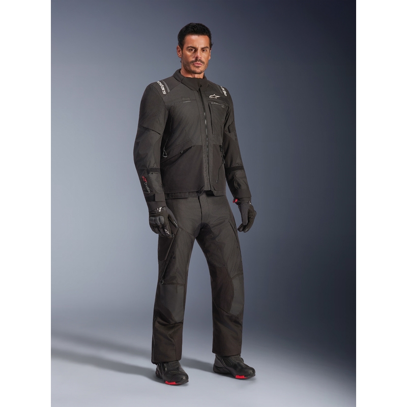 Alpinestars Andes V4 Drystar -moottoripyörätakki Musta-Valkoinen