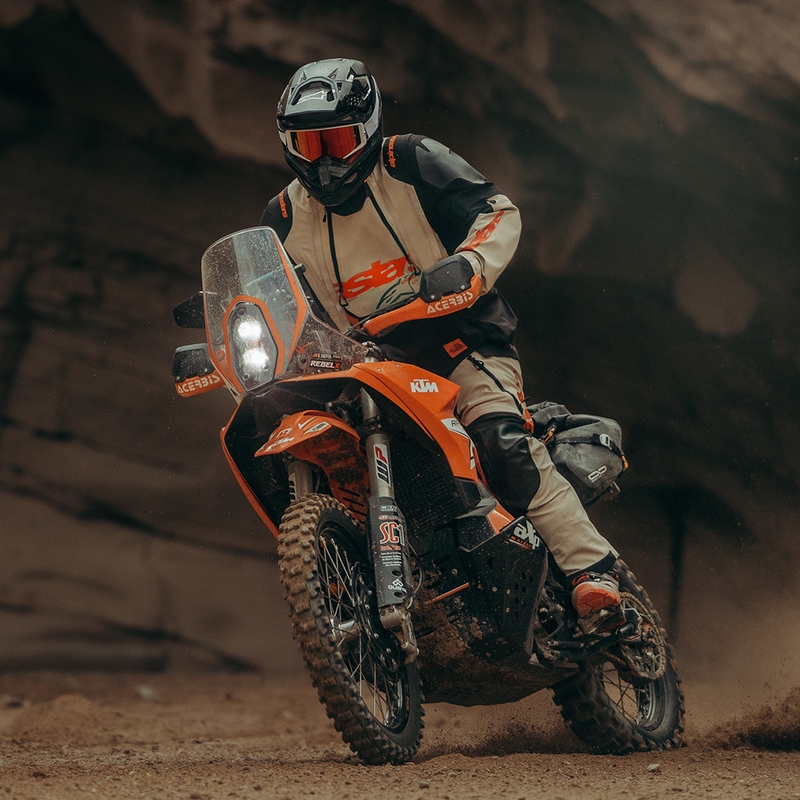Alpinestars Halo PRO Drystar XF Moottoripyörä Takki Kermanvalkoinen-Musta-Punainen
