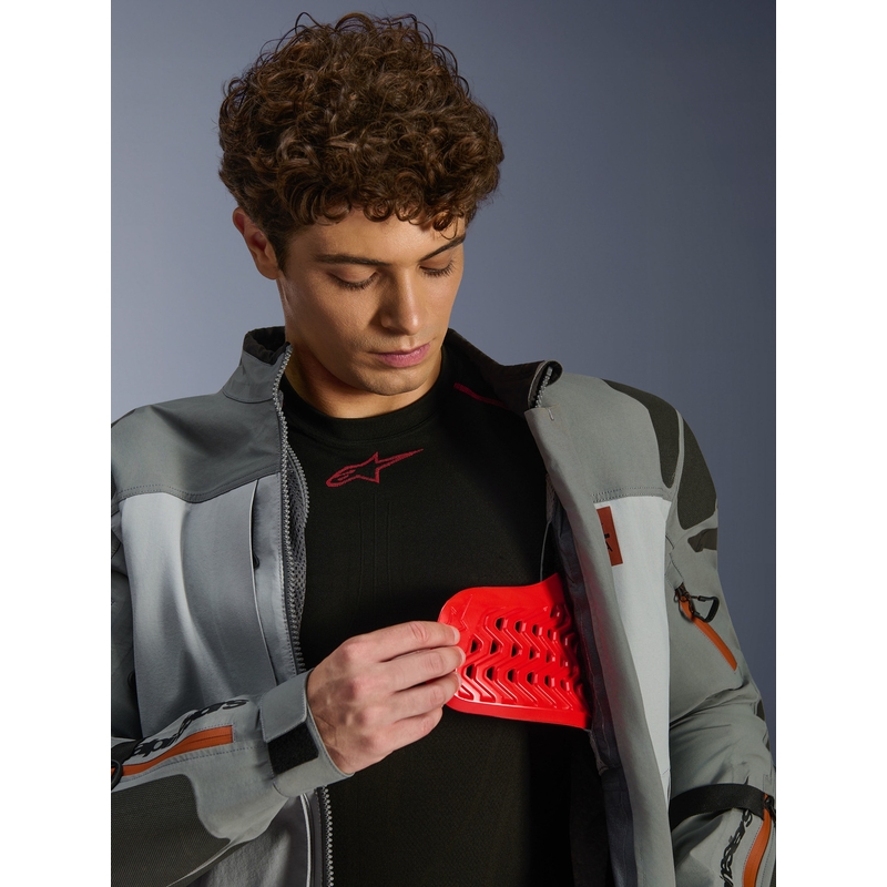 Alpinestars Nazca 3L Gore-Tex PRO moottoripyörätakki tummanharmaa-vaaleanharmaa