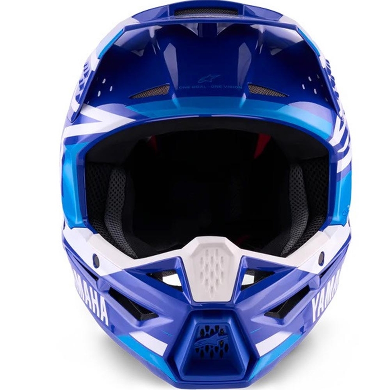 Lasten motocross-kypärä Alpinestars S-M3 YAMAHA mallisto sinivalkoinen