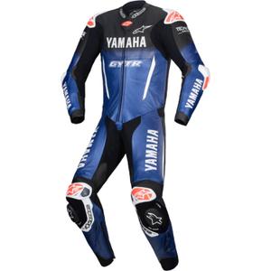 Nahkainen moottoripyöräpuku Alpinestars GP-R7 YAMAHA GYTR TECH-AIR -mallistoon, yhteensopiva sini-musta-valko-punainen