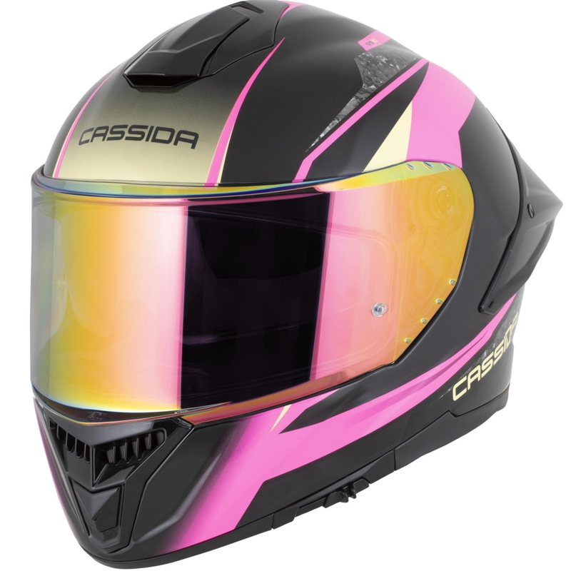 Cassida Integral GTS 2.1 Mega -umpikypärä, musta-pinkki-valkoinen-vanilja