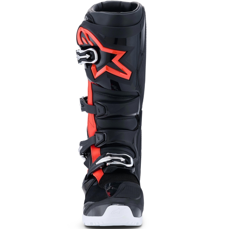 Alpinestars TECH 7 Enduro Drystar -moottoripyöräsaappaat musta-neonpuna-valkoinen