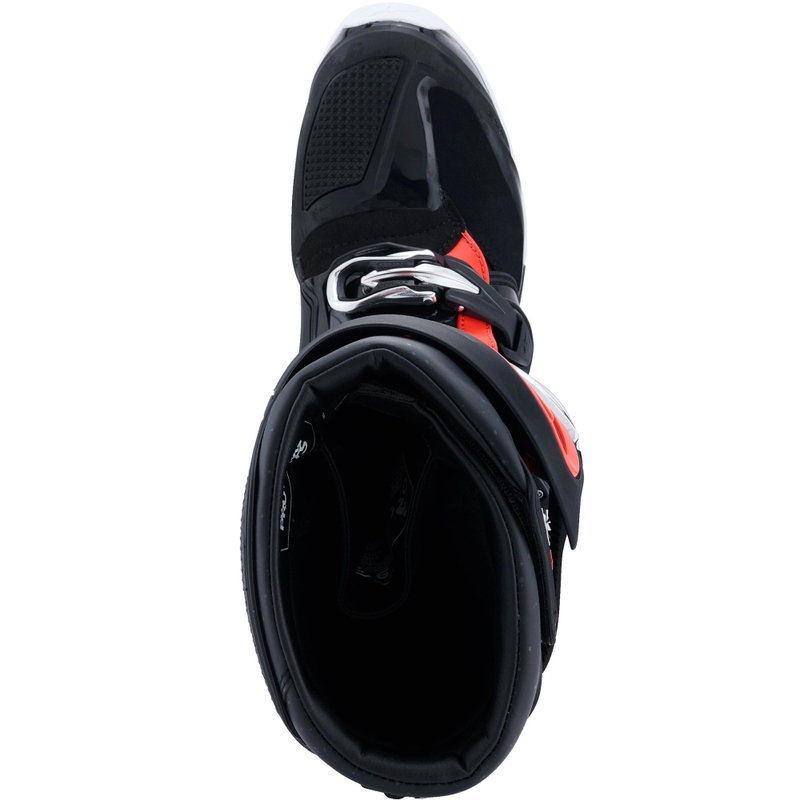 Alpinestars TECH 7 Enduro Drystar -moottoripyöräsaappaat musta-neonpuna-valkoinen