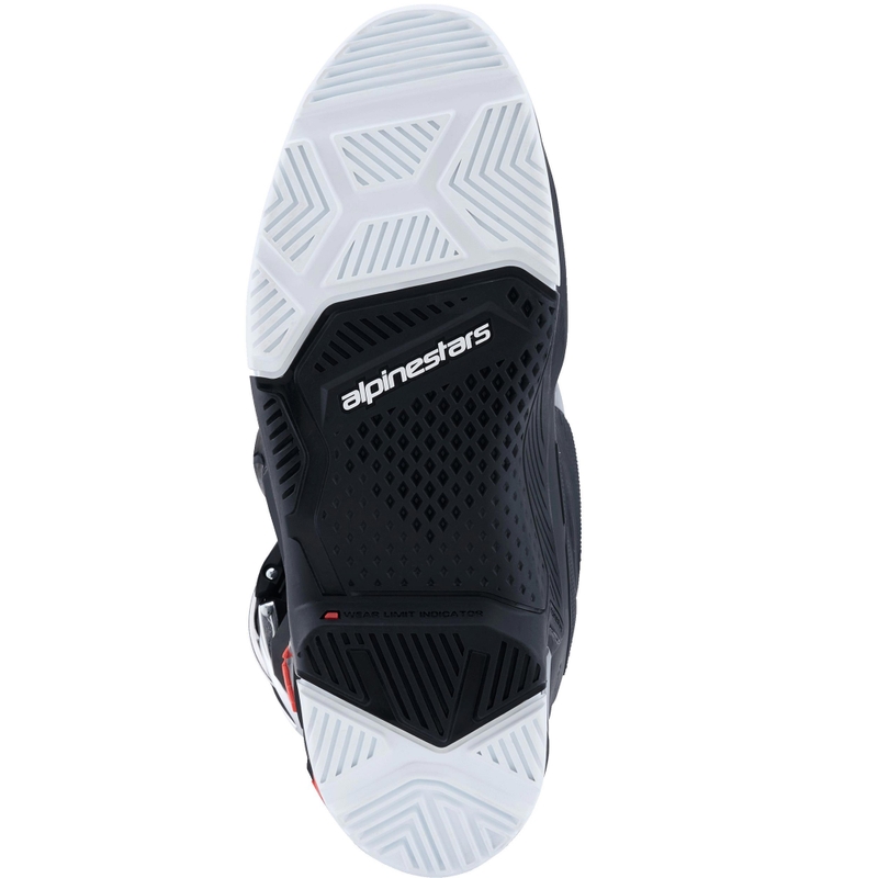 Alpinestars TECH 7 Enduro Drystar -moottoripyöräsaappaat musta-neonpuna-valkoinen