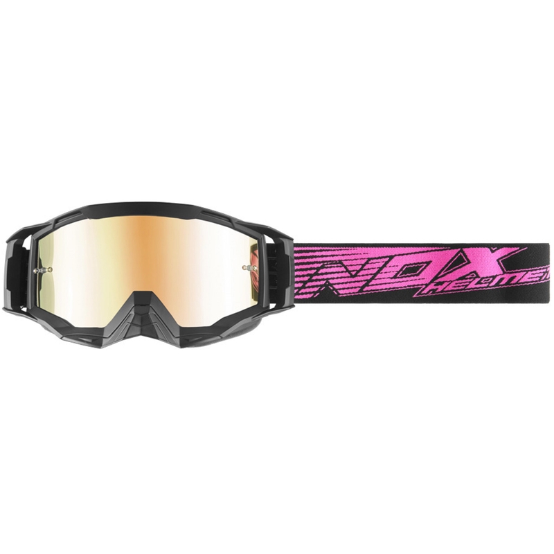 Motocrosslasit NOX Spectre musta-pinkki