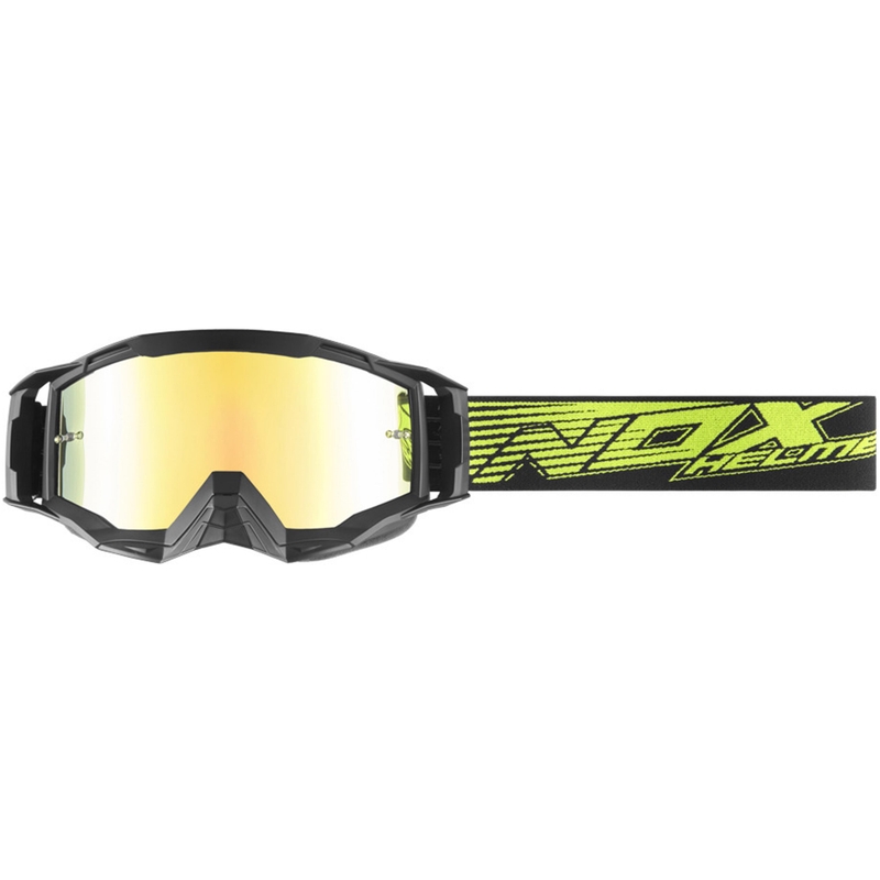 Motocrosslasit NOX Spectre musta-keltainen