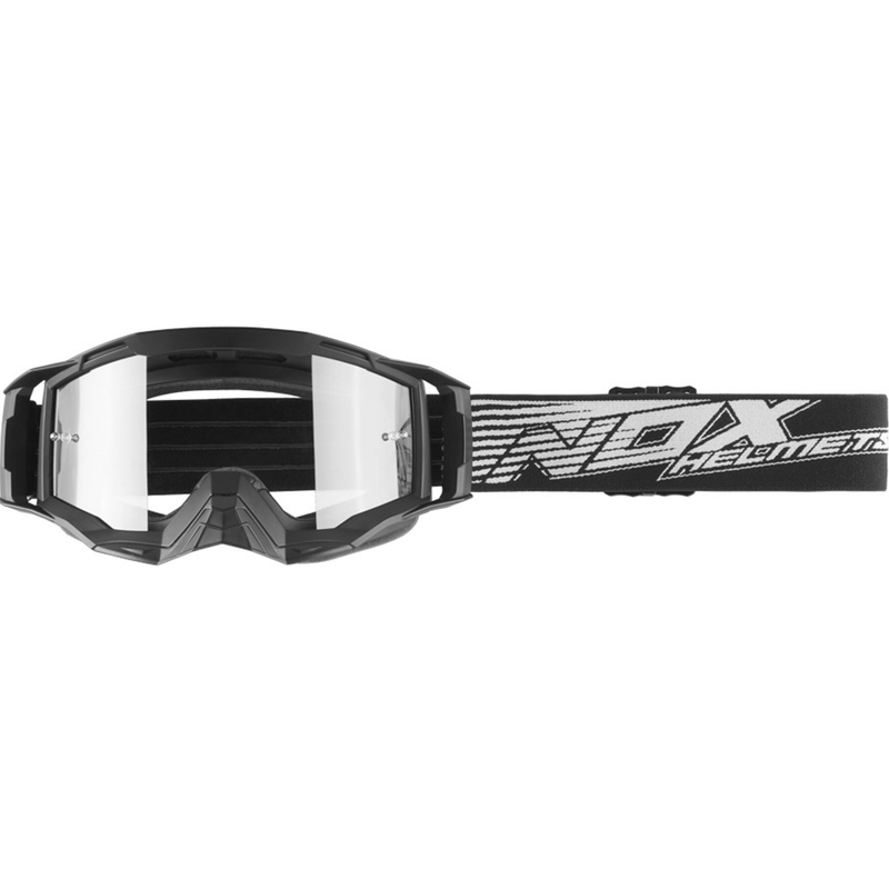 NOX Spectre motocrossilasit musta-valkoinen