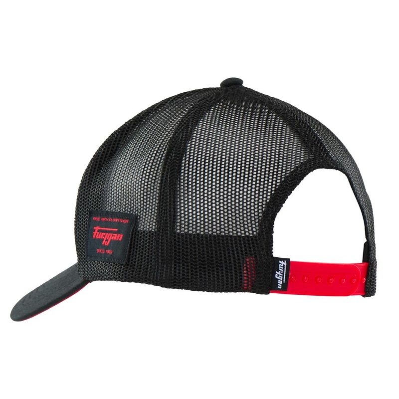 Furygan Trucker Rage -lippis musta-valko-punainen