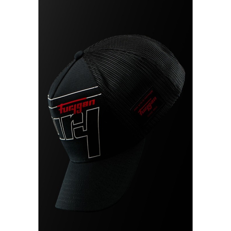 Furygan Trucker Rage -lippis musta-valko-punainen