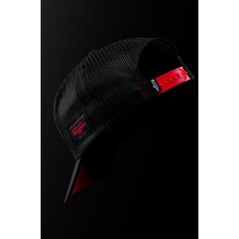 Furygan Trucker Rage -lippis musta-valko-punainen