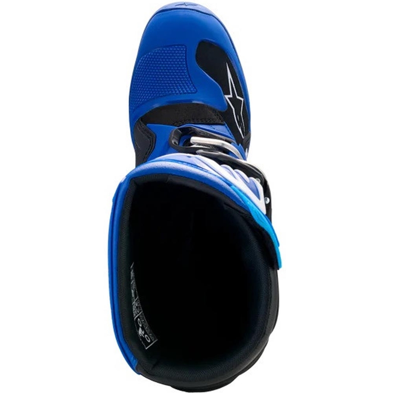 Alpinestars TECH 7 S YAMAHA lasten motocrossisaappaat sini-valko-mustat mallisto