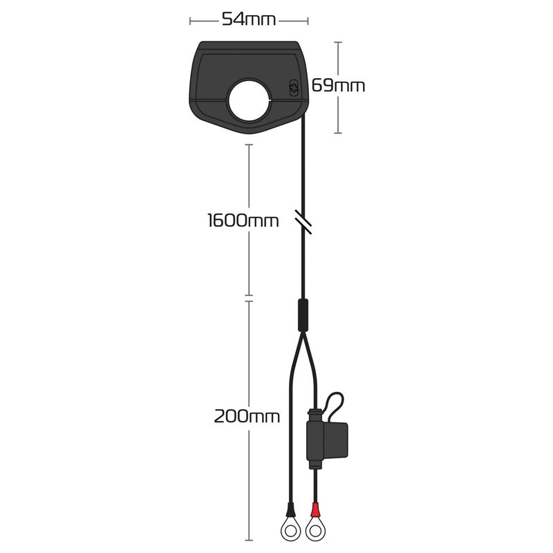 Oxford slim -liitäntä USB-C ja USB-A, musta