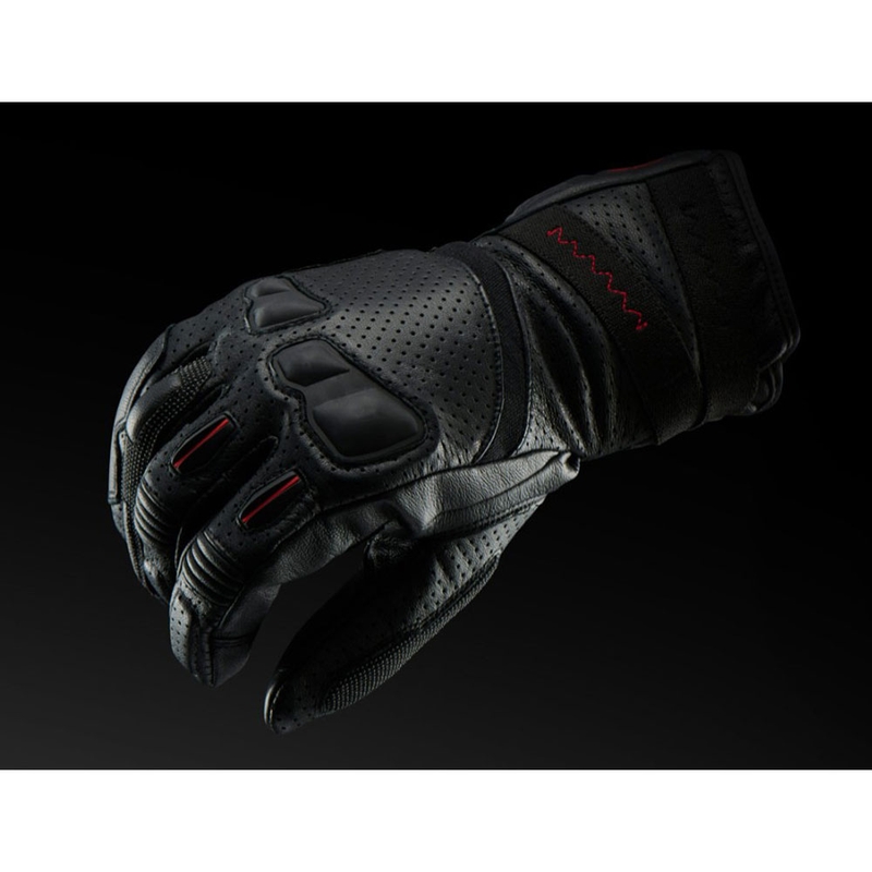 Furygan LR Nomad Hengittävä Moottoripyörän Hanskat Musta