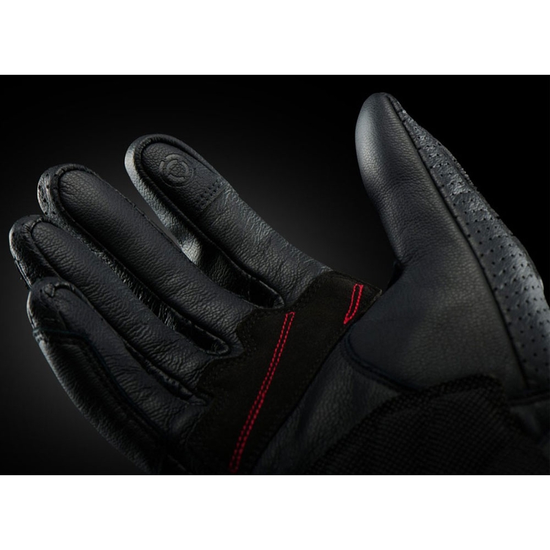 Furygan LR Nomad Hengittävä Moottoripyörän Hanskat Musta