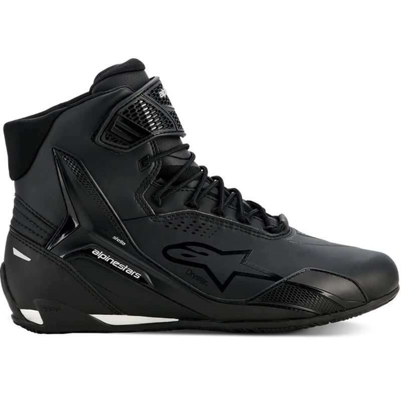 Alpinestars Stella Faster-4 Drystar naisten moottoripyöräsaappaat musta-hopea