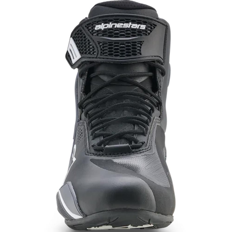 Alpinestars Faster-4 Drystar -moottoripyöräsaappaat musta-tummanharmaa-valkoinen