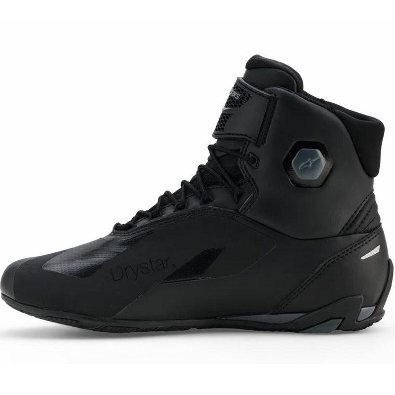 Alpinestars Faster-4 Drystar -moottoripyöräsaappaat musta-tummanharmaat