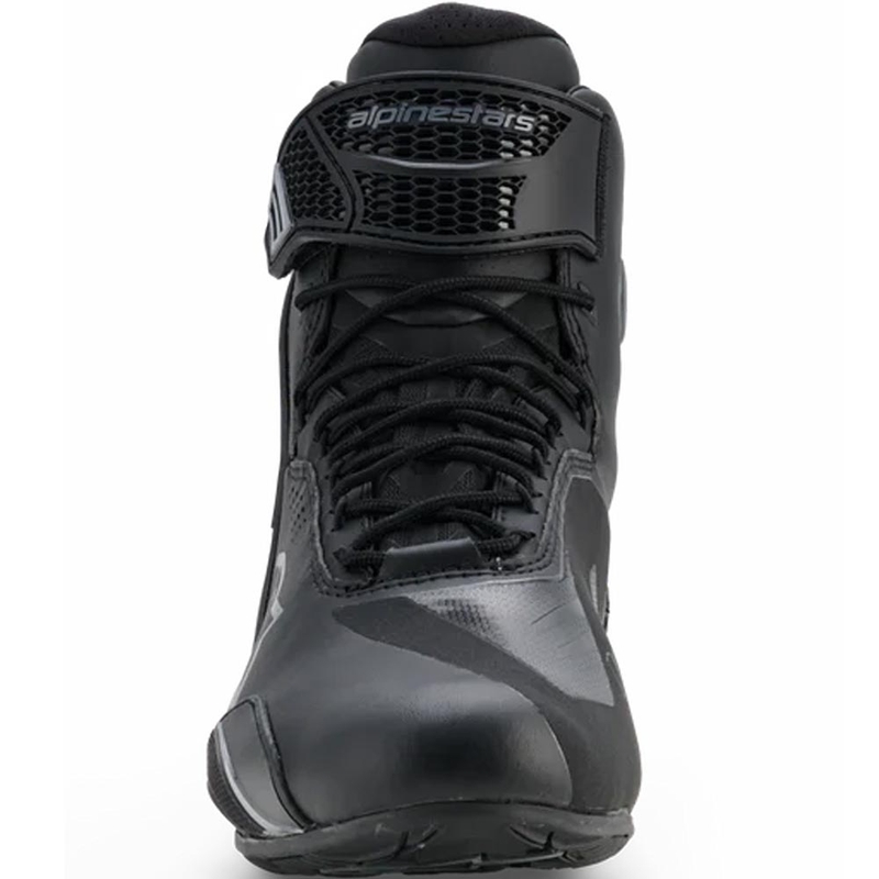 Alpinestars Faster-4 Drystar -moottoripyöräsaappaat musta-tummanharmaat
