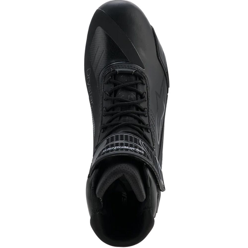 Alpinestars Faster-4 Drystar -moottoripyöräsaappaat musta-tummanharmaat