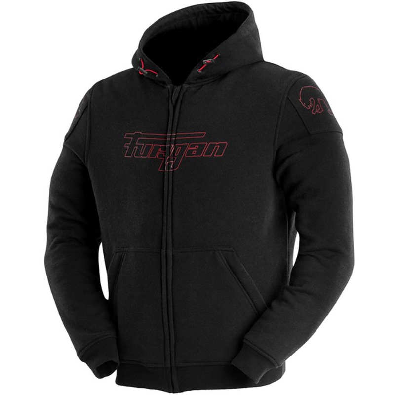 Furygan Livio X Kevlar® -moottoripyörätakki musta-punainen