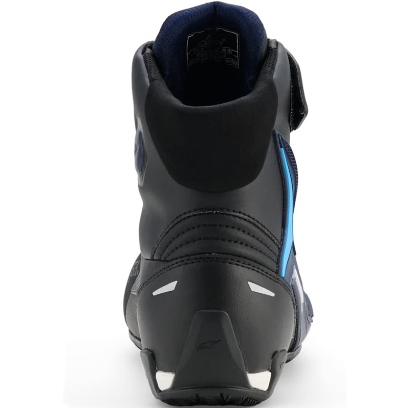 Alpinestars Faster-4 Drystar -moottoripyöräsaappaat musta-sini-valkoinen
