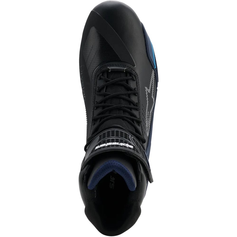 Alpinestars Faster-4 Drystar -moottoripyöräsaappaat musta-sini-valkoinen
