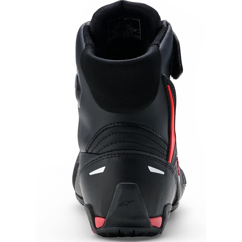 Alpinestars Faster-4 Drystar -moottoripyöräsaappaat musta-fluo-punaiset