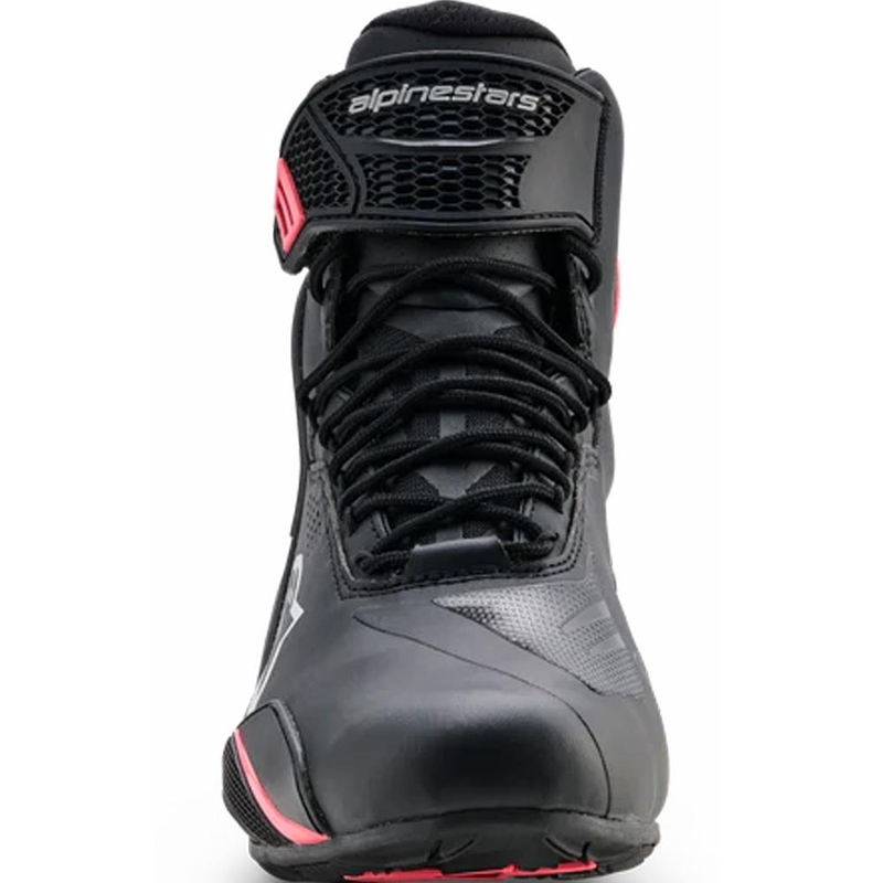 Alpinestars Stella Faster-4 Drystar naisten moottoripyöräsaappaat musta-harmaa-punainen