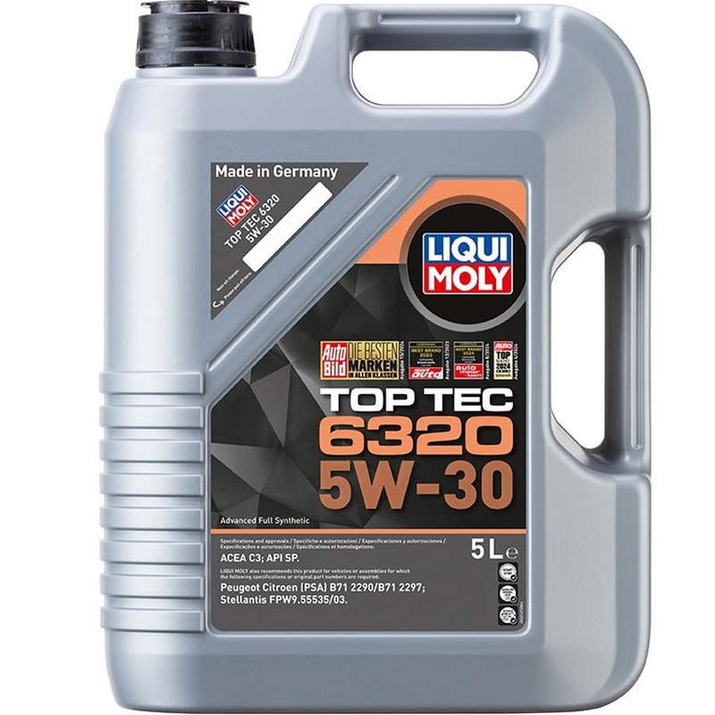 Synteettinen moottoriöljy LIQUI MOLY Top Tec 6320 5W-30 5 l