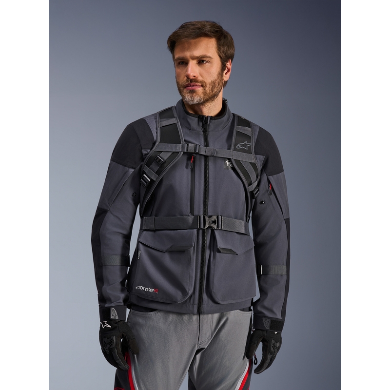 Alpinestars AT-15 moottoripyöräreppu musta-harmaa 15 l