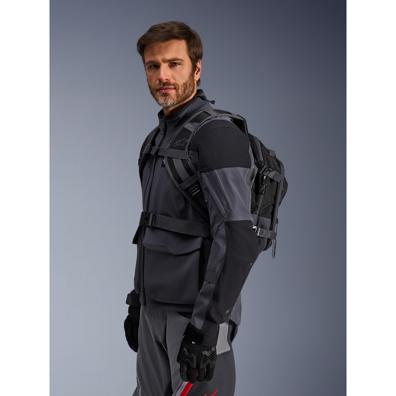Alpinestars AT-15 moottoripyöräreppu musta-harmaa 15 l