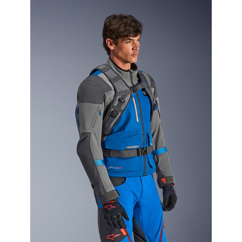 Alpinestars AT-15 moottoripyöräreppu tummanharmaa-harmaa-sininen 15 l