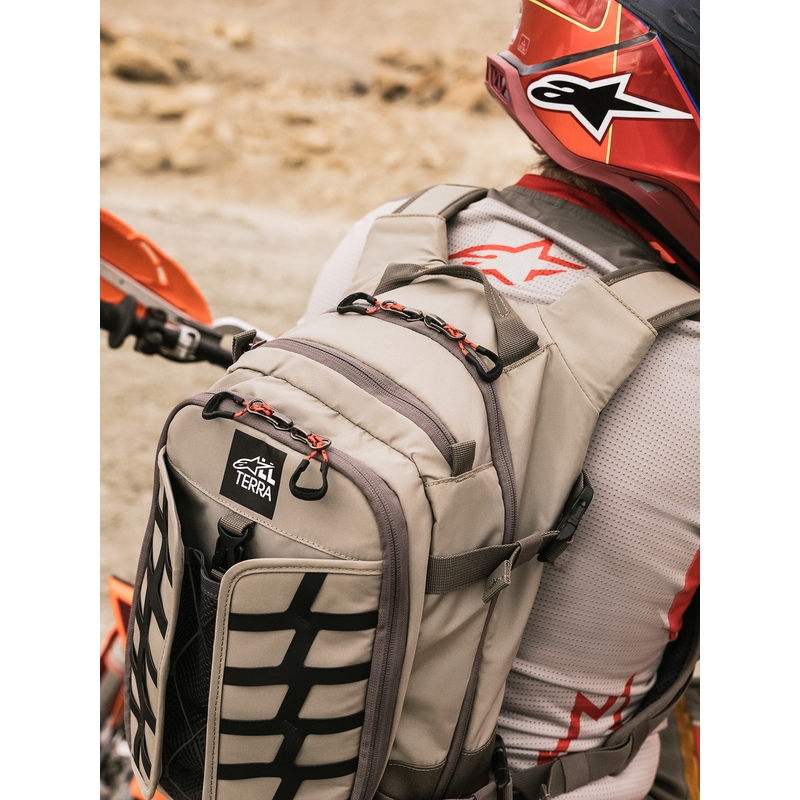 Alpinestars AT-15 moottoripyöräreppu tummanharmaa-harmaa-sininen 15 l