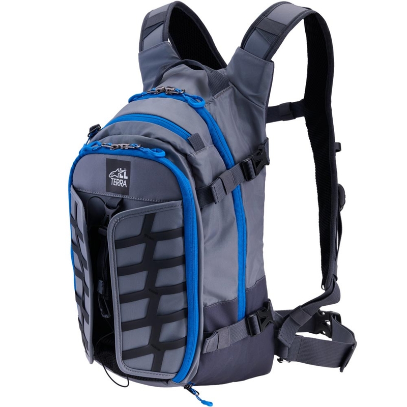 Alpinestars AT-15 moottoripyöräreppu tummanharmaa-harmaa-sininen 15 l